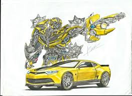 How to draw and color bumblebee chevrolet camaro. Bumblebee Transformers 4 Jao Matheus Flickr