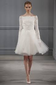 2014 Monique Lhuillier Wedding Dresses Collection New York Bridal Fashion Week Onefabday Com Short Bridal Dress Top Wedding Dresses Wedding Dress Trends