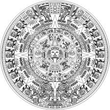 Aztec Calender Svg File Aztec Art Aztec Calendar Marquesan Tattoos