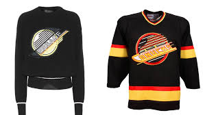 See more ideas about vans logo, vans off the wall, logos. 1 200 Versace Sweater Looks A Lot Like Old Vancouver Canucks Uniform Ctv News