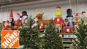 Create a winter wonderland with outdoor christmas decorations. Home Depot Christmas 2020 Store Tour Inflatables Trees Animated Plush Outdoor Decor And More Youtube