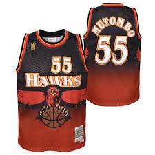 This includes the hardwood classic jerseys for the atlanta hawks worn in the late 90's which will be brought back this season by adidas. Youth Dikembe Mutombo Jersey Atlanta Hawks Mitchell Ness Throwback Red