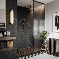 100 contemporary primary bathroom ideas (photos) welcome to our main contemporary bathrooms photo gallery showcasing multiple bathroom design ideas of all types. Designed By Linda Designer Bathroom Mood Boards Multipanel Bathroom Design Luxury Black Marble Bathroom Bathroom Interior Design