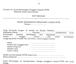 Surat pernyataan permohonan duplikat buku nikah ( disediakan). Contoh Surat Keterangan Kehilangan Ijazah Contoh Surat