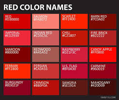 Winter 2018 Beauty Trends It S A Red Passion Redtrend Red Color Names Color Names Red Color