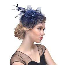 Outtop Outtop Women Flower Mesh Ribbons Feathers Headband Cocktail Tea Party Hat Headwear Walmart Com Hat Hairstyles Fascinator Headband Fascinator Hats