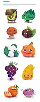Vegetables By By Charline Vermeulen Vegetable Illustration Vegetable Cartoon Fruit Cartoon