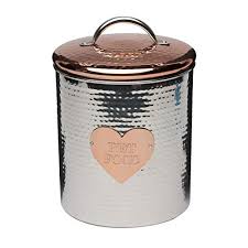 Decorative dog cookie jars keep treats fresh. Top 10 Metal Storage Container For Dog Food Of 2021 Huntingcolumn