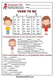 Am Is Are Worksheets Free Teaching English Grammar English Grammar For Kids English Worksheets For Kids