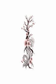 Japanese Dragon Flower Tattoo Cherry Blossom Liked On Polyvore Featuring Acc Tattoo Cherry Blossom Dragon Flower Tattoo Cherry Blossom Tattoo