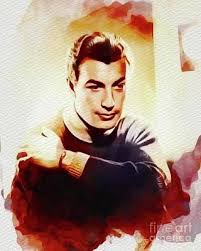 Pin By Diane Yoder On Classic Hollywood Actors Star Painting Movie Stars Art