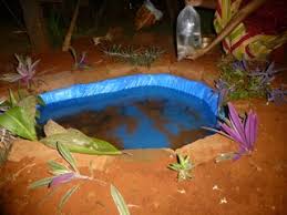 Hold under water until filter is fully submerged and all air has been removed. Constructing A Small Fish Pond In The Garden 23 Steps With Pictures Instructables