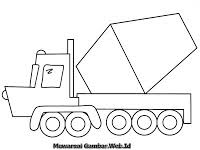 Di sekolahan mereka juga tentunya diajarkan cara menggambar, seperti menggambar pemandangan, pantai, gunung. Gambar Mewarnai Truk