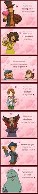 Layton Valentines X3 I Know I M A Month Late Or Eleven Early Pinning This But These Are Absolutely Perfect Videospiele