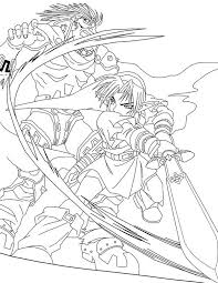 Link Vs Ganondorf Lineart By Frozen Phoenix Art Line Art Humanoid Sketch