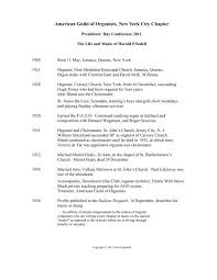 Harold Friedell Biographical Time Line