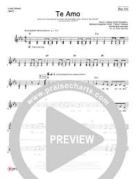Encuentre y compre yo amo pdf en libro. Te Amo Sheet Music Pdf Israel Houghton Israel New Breed Praisecharts