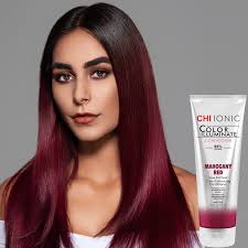 If your hair is blonde. Chi Ionic Color Illuminate Conditioner Mahogany Red Chi Haircare