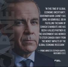 Harper himself awarded Mark Carney the Order of Canada.