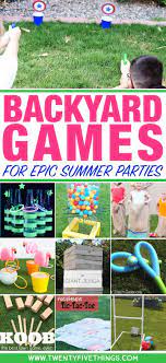 25 Diy Backyard Party Games For Family Fun Fun Loving Families Summer Party Games Backyard Party Games Kids Party Games