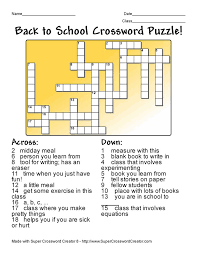 Bonus, they help keep your brain sharp! Make Crossword Puzzles With Super Crossword Creator Super Crossword Creator Back To School First Day Of School Activities Crossword