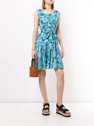 Find & download free graphic resources for floral pattern. Shop Blue Bambah Floral Print Flared Dress With Express Delivery Farfetch
