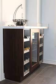 Get creative with diagonal slats of wood or mdf, and you can easily make stylish cubbies to rest your bottles against. Ikea Wine Cabinet Wine Rack Stainless Steel Ikea Kitchen Cabinets Brown Sektion Edserum Ikea Storage Cabinets Ikea Kitchen Installation Liquor Cabinet Ikea