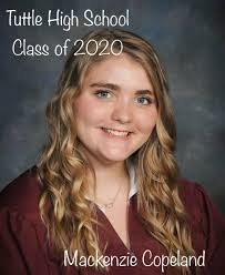 Our next Senior Shout Out is to Mackenzie Copeland! She has a servant's  heart shown especially during basketball season as a manager for the Lady  Tigers. Mackenzie has been attending OCCC and