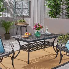 Dine and be dazzled at these phoenix fine dining restaurants: Phoenix Expandable Patio Dining Table 64 81 Cast Aluminum Shiny Copper Walmart Com Walmart Com