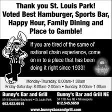 • cocktail bar • st. Thank You St Louis Park Bunny S Bar Grill