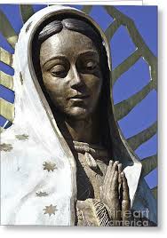 Our Lady Of The Rosary Greeting Cards for Sale