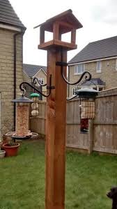 Outdoor Bird Feeding Station Ideas Homemade Bird Feeding Station Http Pinterest Com Pin 518195500855495348 My New Gardening Plan Homemade Bird Houses Bird Houses Bird House Feeder