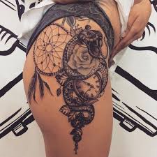 Cute thigh tattoos for women: 125 Beautiful And Sexy Thigh Placement Tattoo Ideas Body Tattoo Art