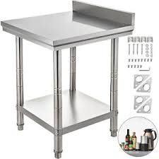 Hasta 6 cuotas sin interés. Mesa De Trabajo De Cocina 60x60x88cm Mesas De Cocina Acero Inox Restaurante Ebay