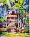 my home Painting by Rajesh Manimala | Saatchi Art