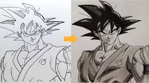 In the beginning stages, don't press down too hard. How To Shade Your Drawing Using Graphite Pencil Step By Step Son Goku Goku Drawing Naruto Drawings Drawings