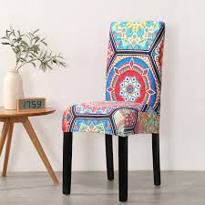 Our dining room chair slipcovers are available in a variety of fabric types and colors and will allow you to select the best one for your room setting. Boho Style Printed Stretch Slipcover Chair Cover For Dining Room Anti Dust For Office Chair Banquet Chair Elastic Chair Cover Aliexpress