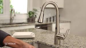 Please be sure to refer to parts diagram for your model to ensure the correct repair procedure. Moen Arbor With Motionsense One Handle High Arc Pulldown Kitchen Faucet 7594ers Youtube