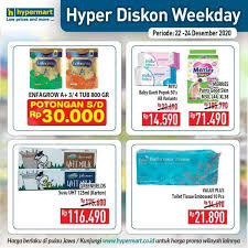 Promo weekday ini hanya berlaku untuk wilayah jabodetabek, karawang. Today S Hypermart Promo 24 December 2020 There Are Still Discounts Newsy Today