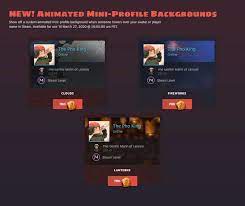 We did not find results for: Steam Please Add More Animated Profile Backgrounds And Make Them Permanent Steam