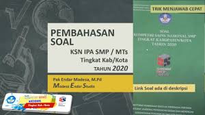 Check spelling or type a new query. Pembahasan Soal Ksn Ipa Tahun 2020 Fisika Tingkat Kab Kota Ksn Ipa Smp Soal Ksn Ipa Osn Youtube
