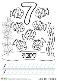 Envie de jouer aux meilleurs coloriage poisson gratuits ? Coloriage Et Illustration Du Chiffre 7 Les Poissons Clown Apprends A Ecrire Le Chiffre 7 Avec Ce Coloriage De Coloriage Chiffre Alphabet Maternelle Chiffre 7