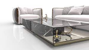 It's where families come together, friends are found per due is italian for, 'for two'. Marble Coffee And Side Table Designs On Home Interiors