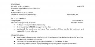 Real Estate Broker Resume Template Resume Example for Real Estate ...