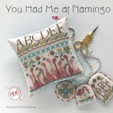 You Had Me At Flamingo Cross Stitch Chart