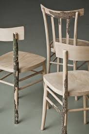 Love The Bark On These Perfectly Commercial Chairs Wooden Chair Chair Decor