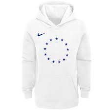Philadelphia 76ers hoodies & sweatshirts. Philadelphia 76ers Nike Youth Earned Edition Logo Essential Pullover Hoodie White