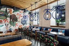 zhuli buli oddly satisfying chocolate art project ateriet coffee shop blue cups blue cafe