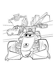 Tekeningen voor afdrukken voor kids 5. Cars 2 Ausmalbilder Animaatjes De
