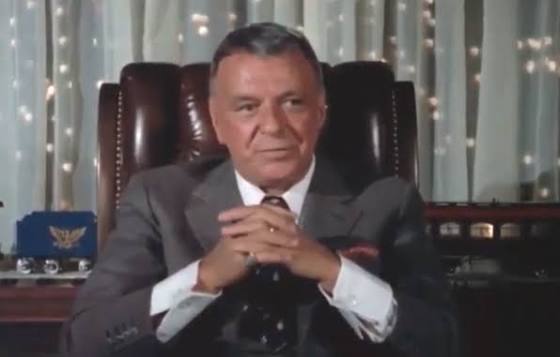 film babble blog: Was Frank Sinatra's Cameo In CANNONBALL RUN II Phoned In?
